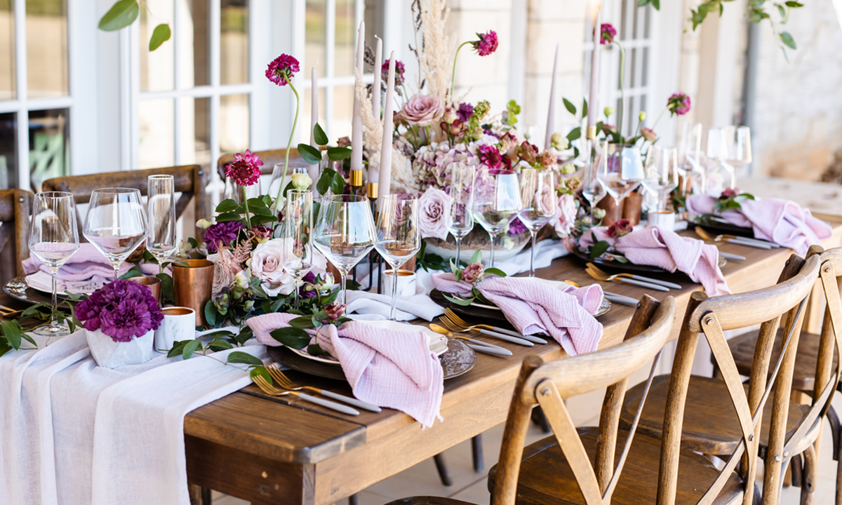 Purple Wedding Palette at the Olana