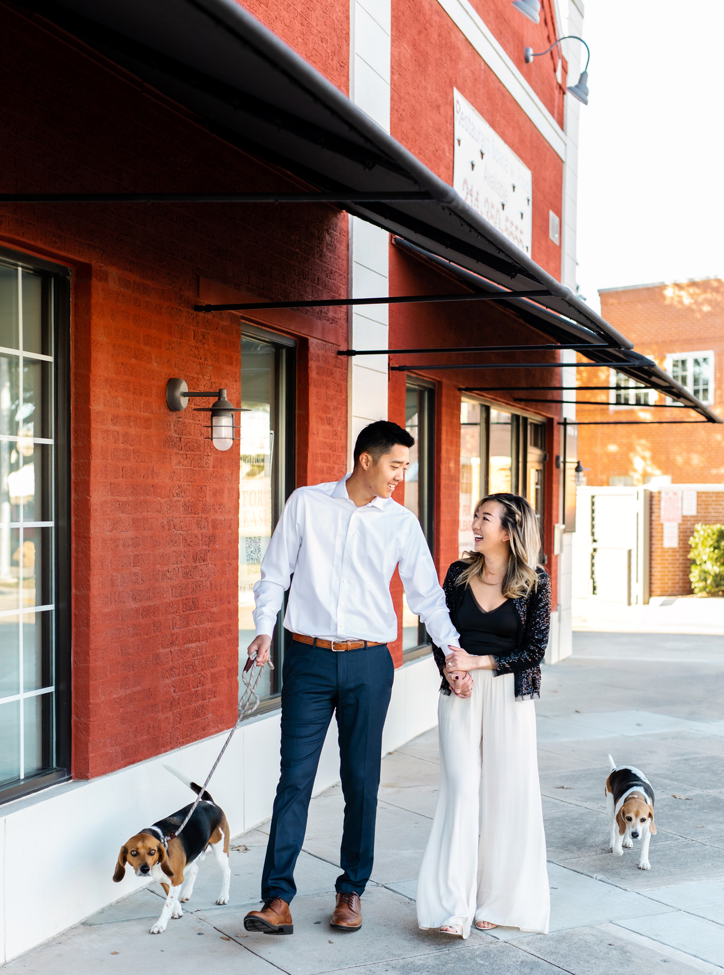 Historic Downtown Carrollton Engagement Photography