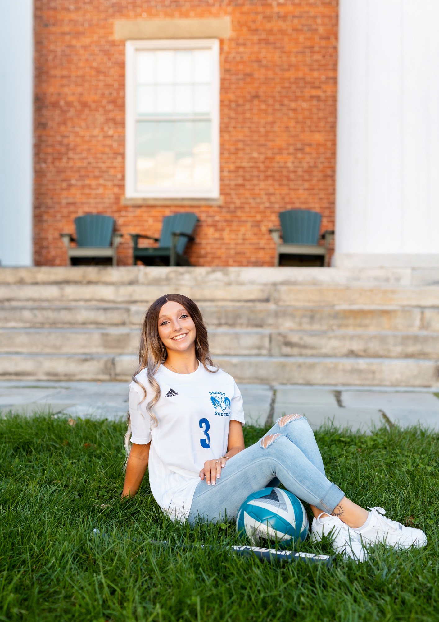 Amherst College Granby Girls Senior Portrait Photographer