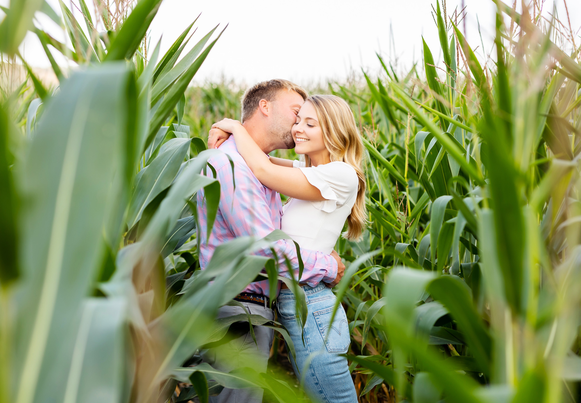 Northampton Cornfield Couples Session