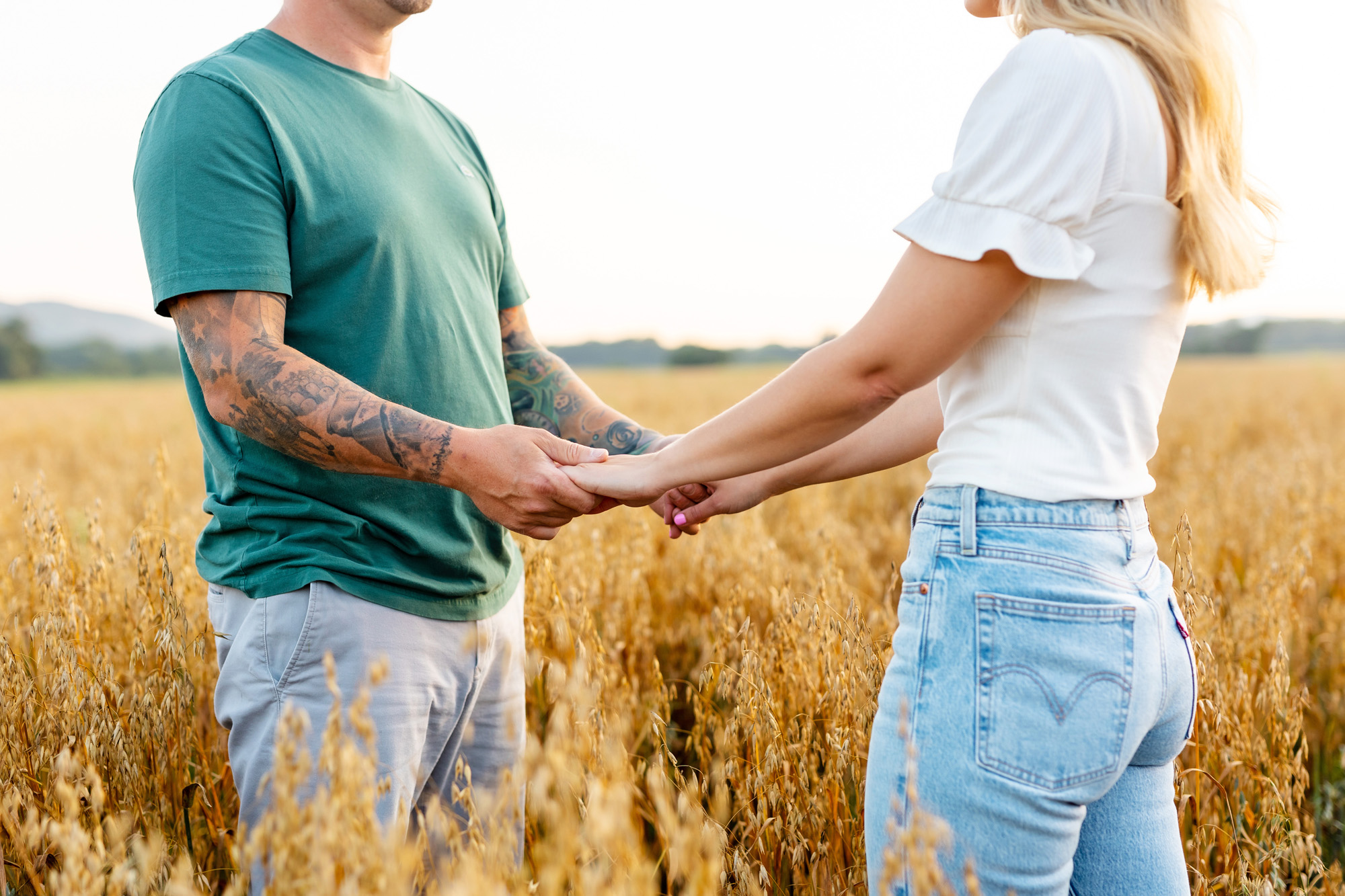 Northampton Hayfield Couples Session