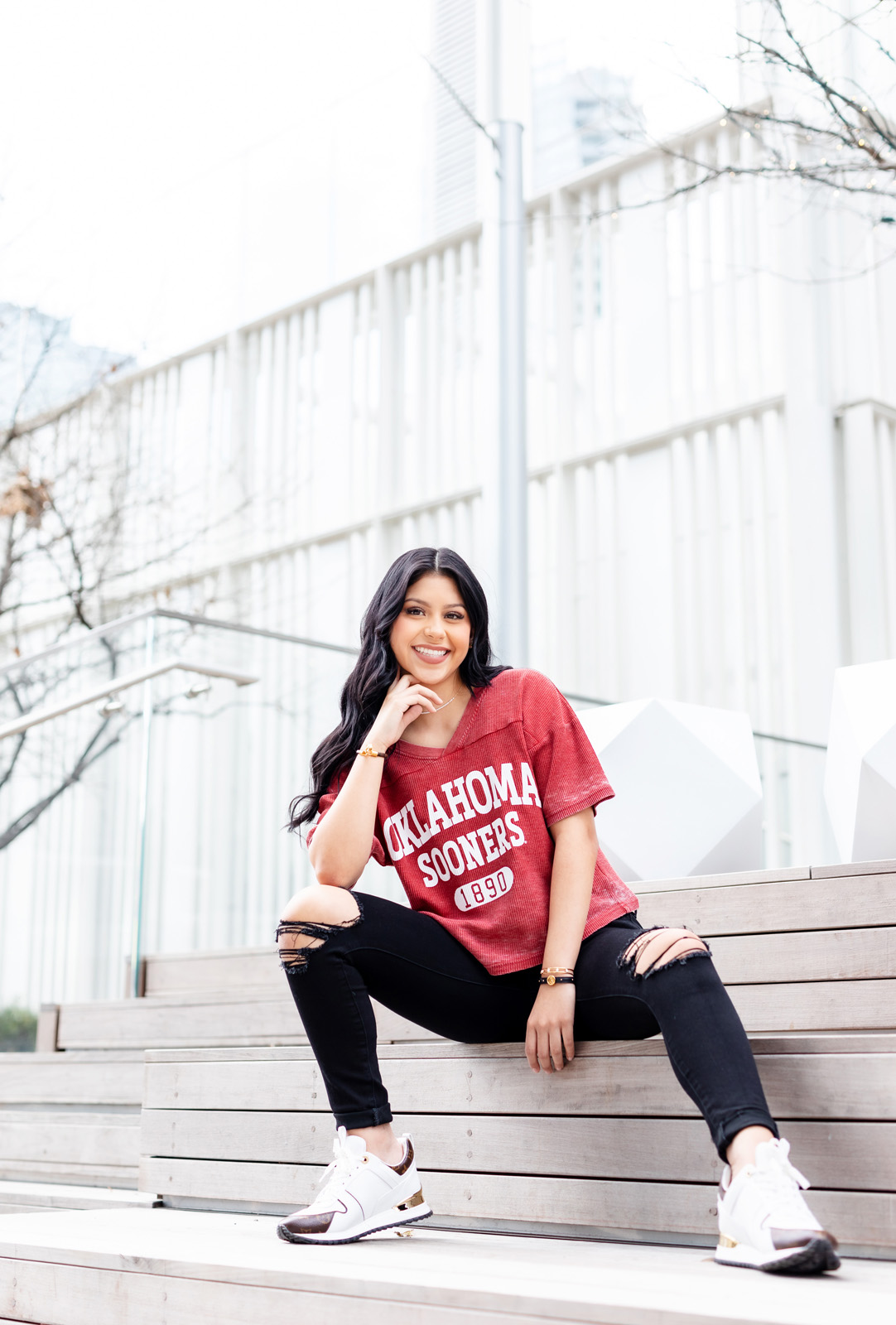 Dallas senior portrait photographer downtown Dallas senior portraits