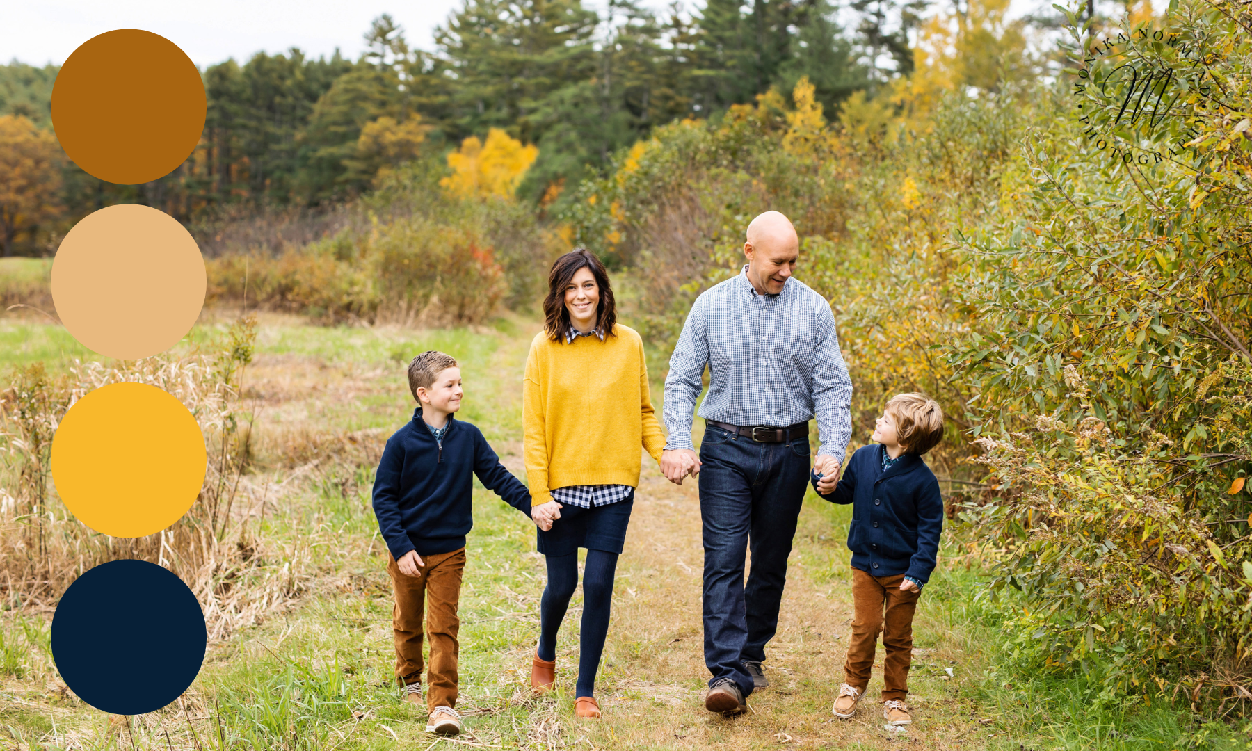 Family session outfit ideas color palette