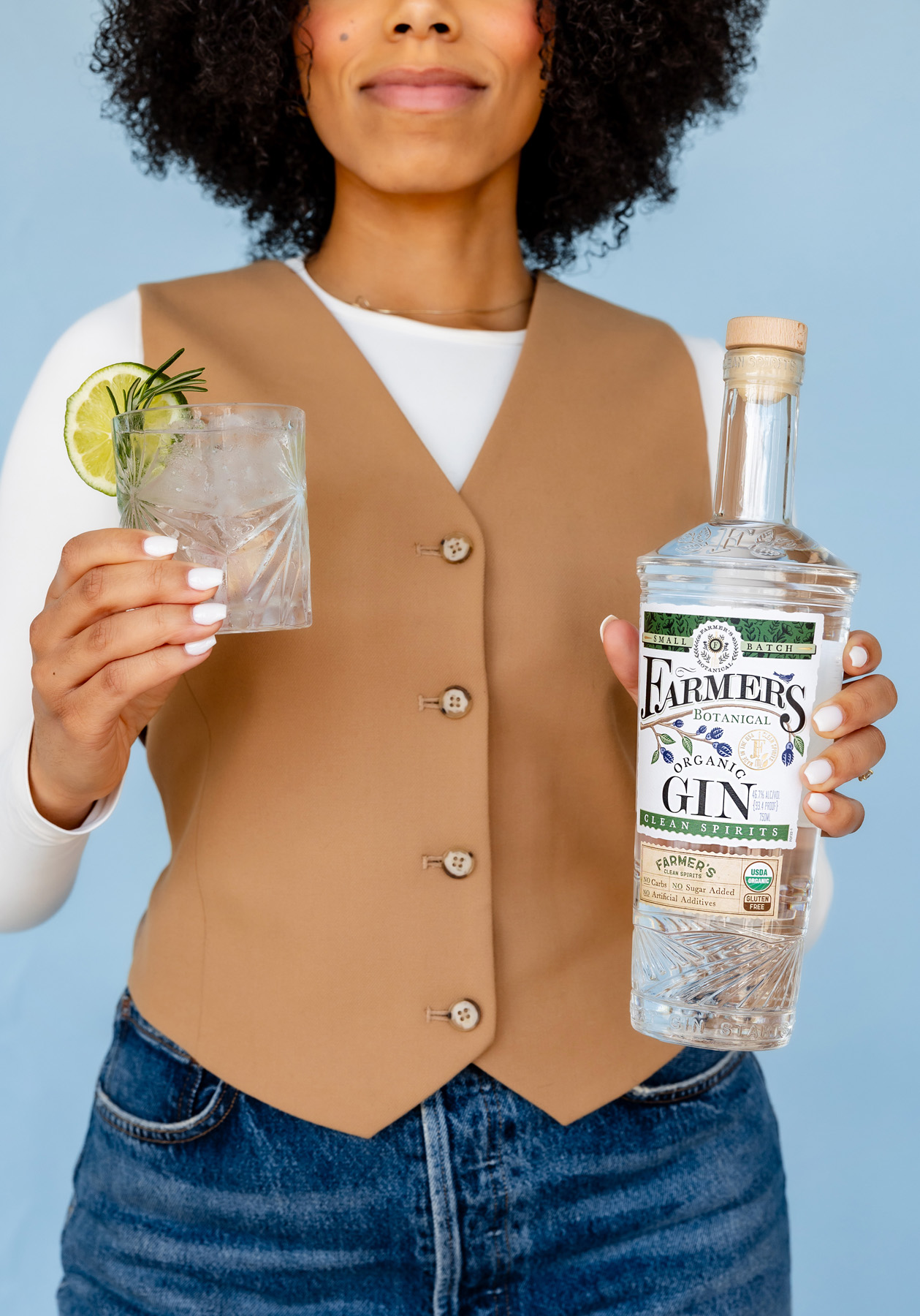 Dallas branding and restaurant photographer - Farmers Gin